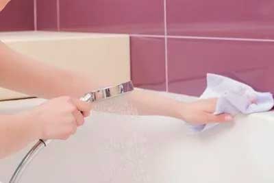 Уборка ванной комнаты