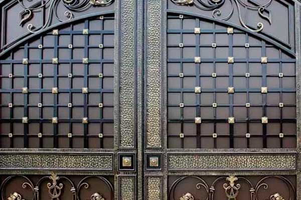 ворота из металла