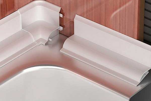 Монтаж декоративного бордюра